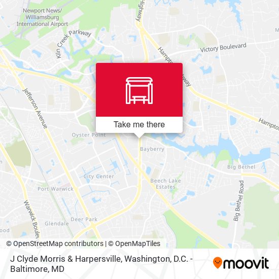 Mapa de J Clyde Morris & Harpersville