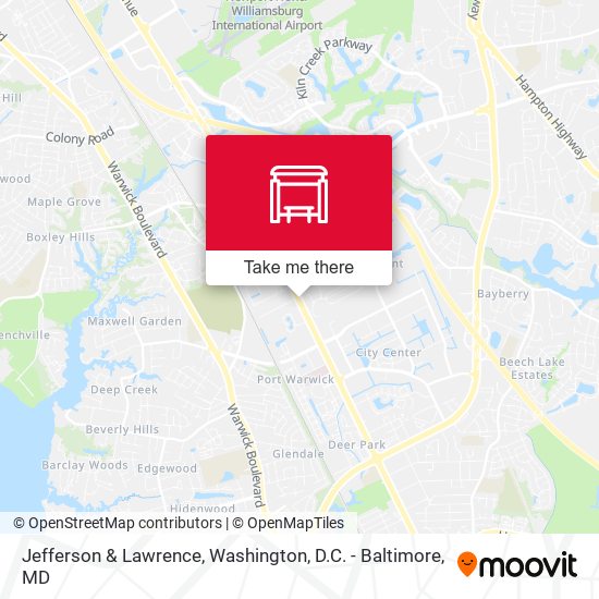 Jefferson & Lawrence map