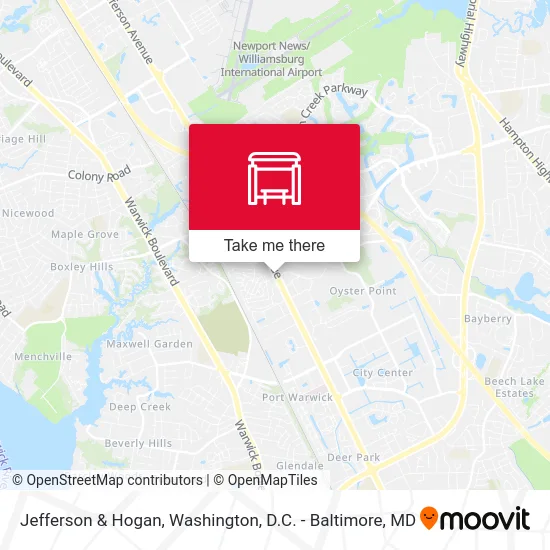 Jefferson & Hogan map