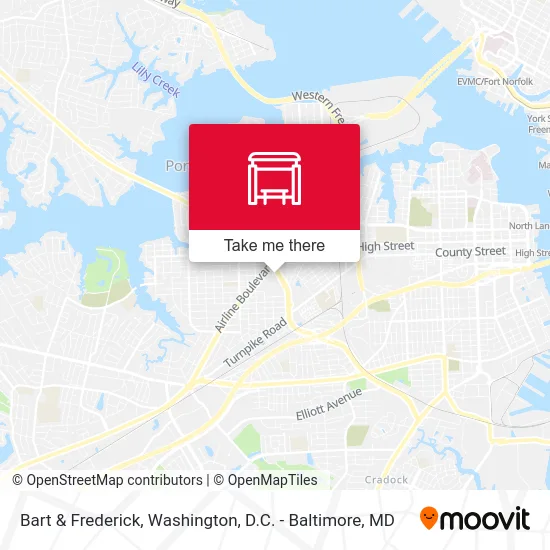 Bart & Frederick map