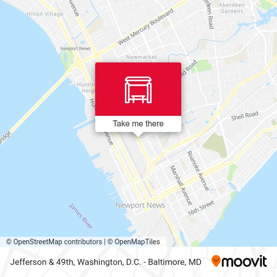 Jefferson & 49th map