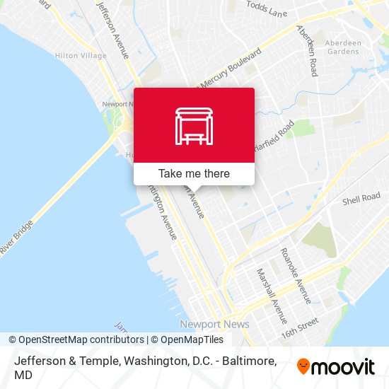 Mapa de Jefferson & Temple