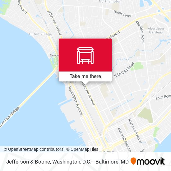 Mapa de Jefferson & Boone