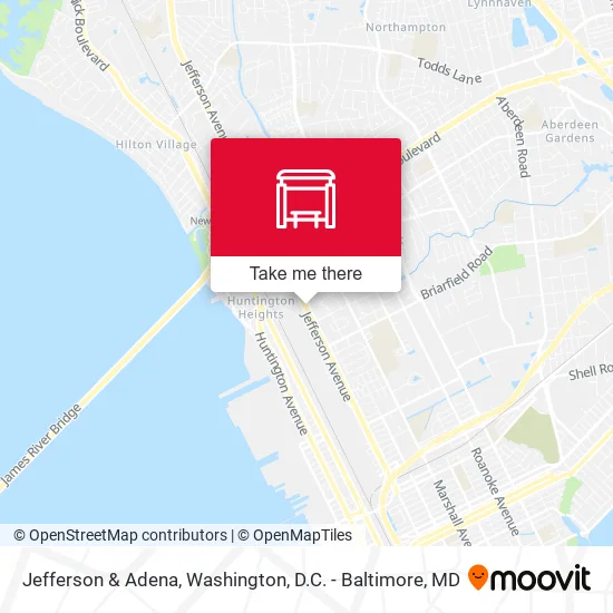 Jefferson & Adena map