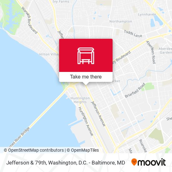 Jefferson & 79th map