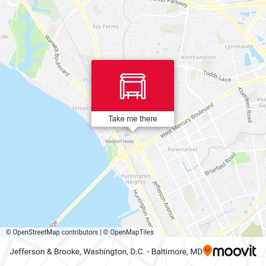 Jefferson & Brooke map