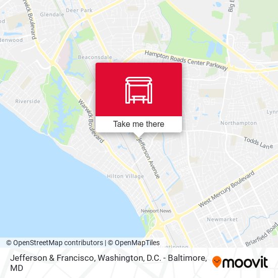 Mapa de Jefferson & Francisco
