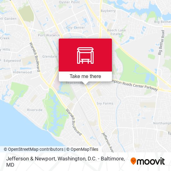 Jefferson & Newport map