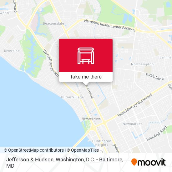 Mapa de Jefferson & Hudson