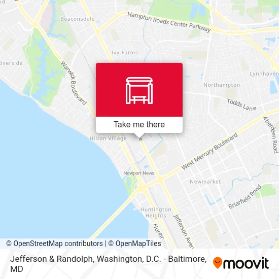 Jefferson & Randolph map