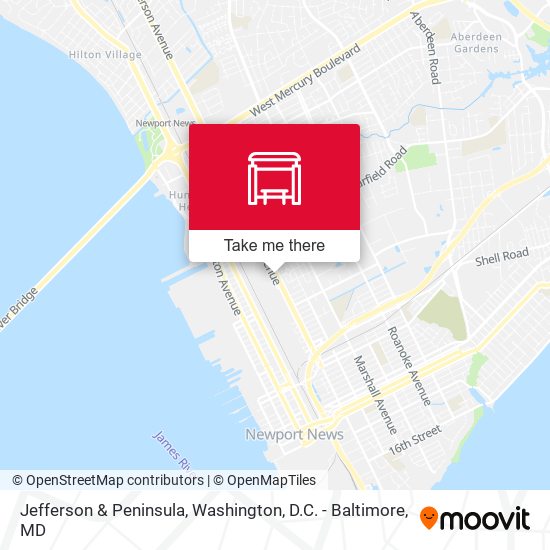 Jefferson & Peninsula map