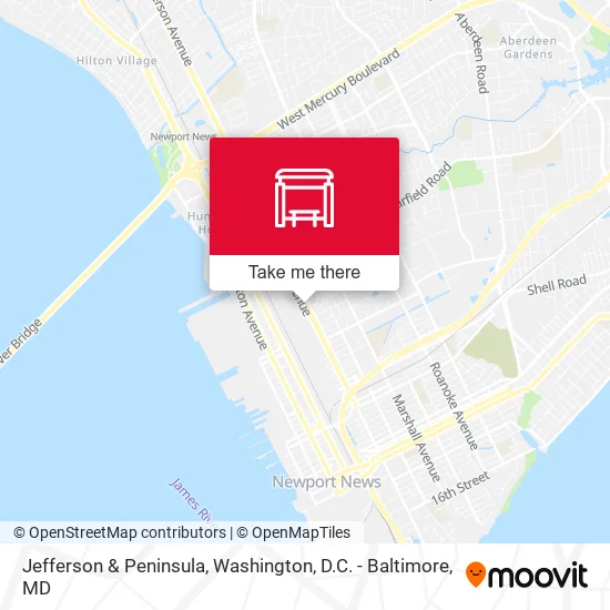 Jefferson & Peninsula map
