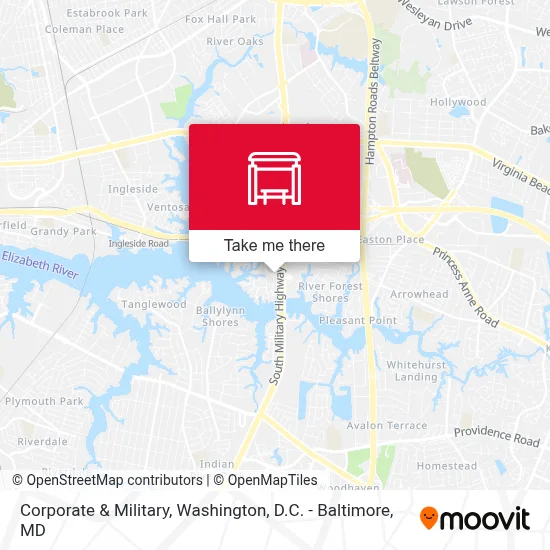 Corporate & Military map