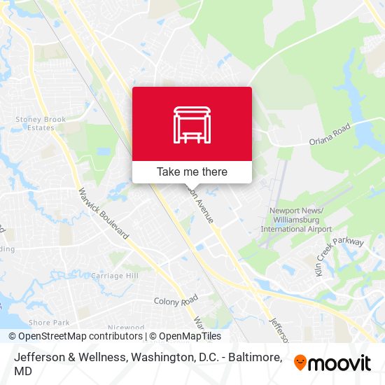 Jefferson & Wellness map