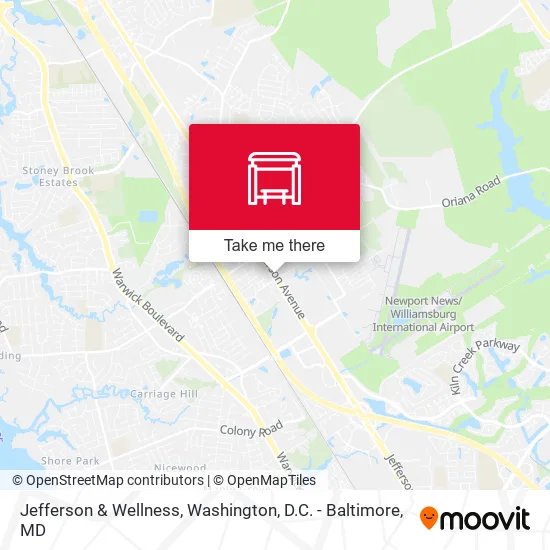 Jefferson & Wellness map