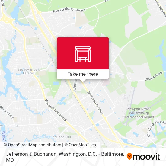Jefferson & Buchanan map