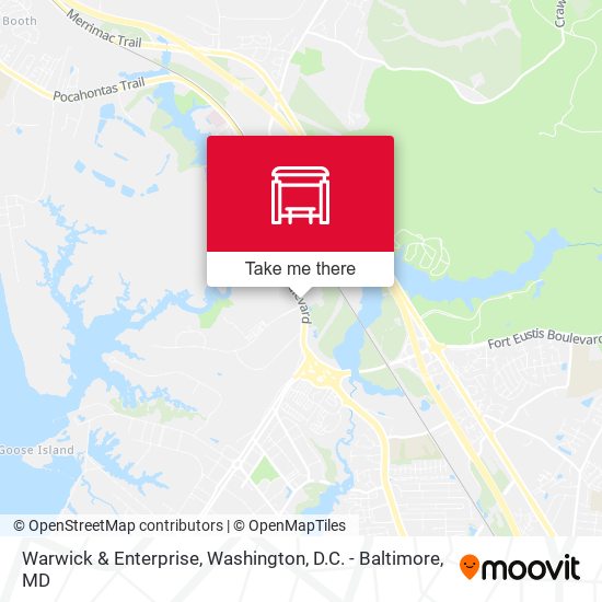 Mapa de Warwick & Enterprise