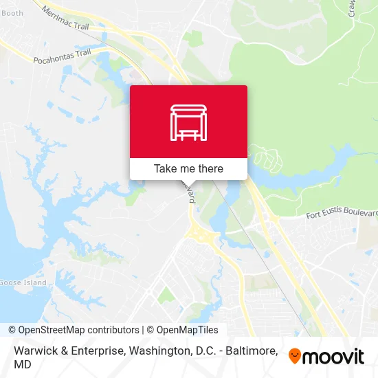 Warwick & Enterprise map