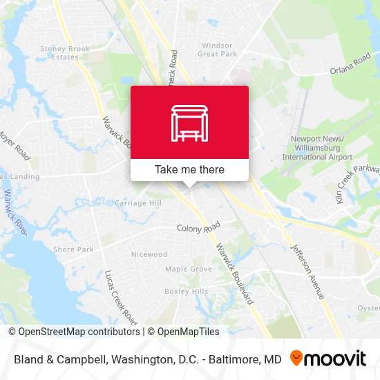 Bland & Campbell map