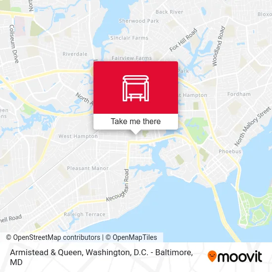 Armistead & Queen map