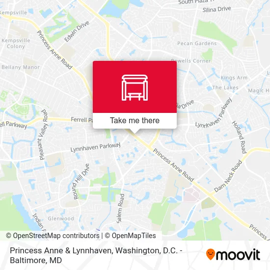 Princess Anne & Lynnhaven map