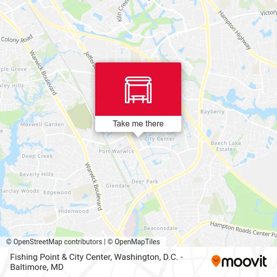 Fishing Point & City Center map
