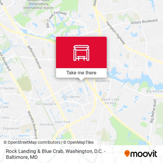 Mapa de Rock Landing & Blue Crab