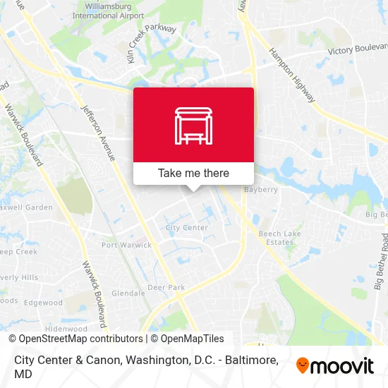 City Center & Canon map