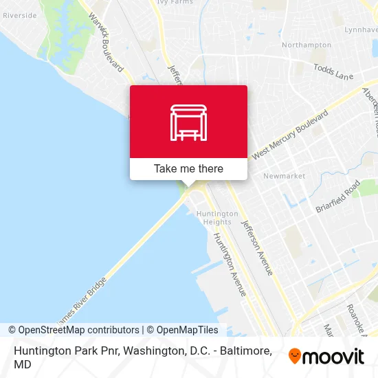 Huntington Park Pnr map