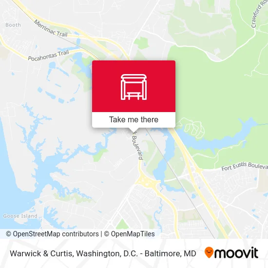 Warwick & Curtis map