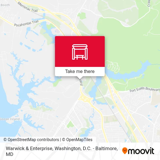 Warwick & Enterprise map