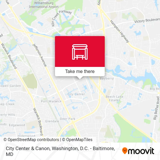 City Center & Canon map