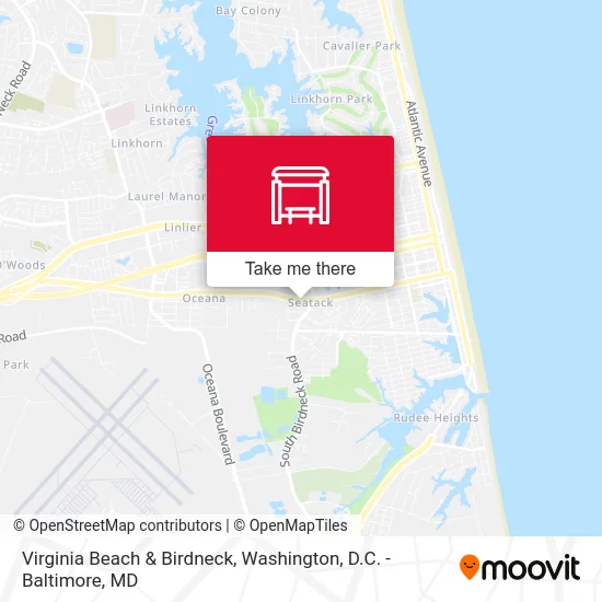 Virginia Beach & Birdneck map