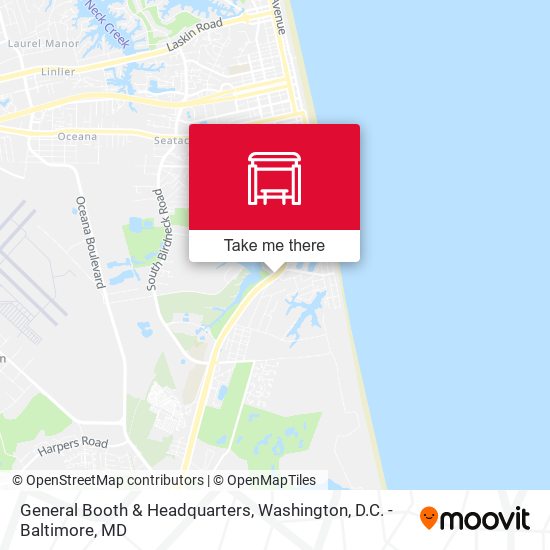Mapa de General Booth & Headquarters
