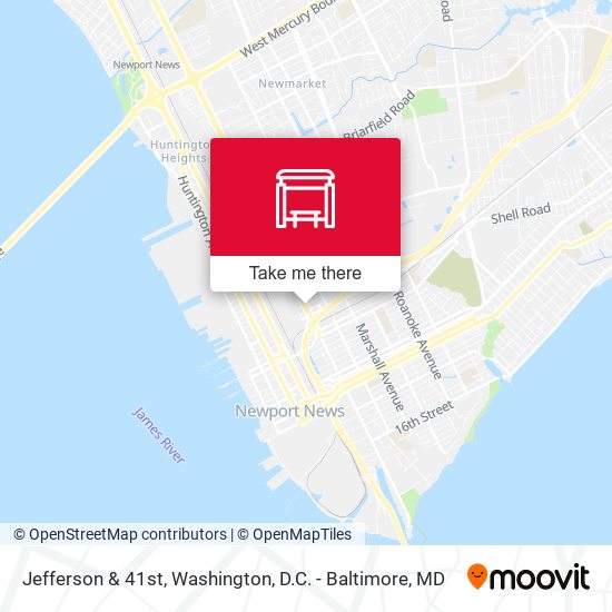 Mapa de Jefferson & 41st