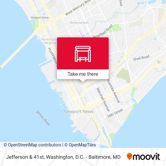 Jefferson & 41st map