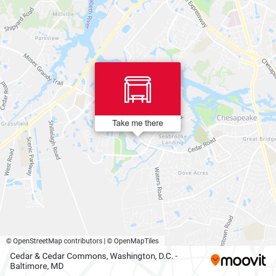 Mapa de Cedar & Cedar Commons