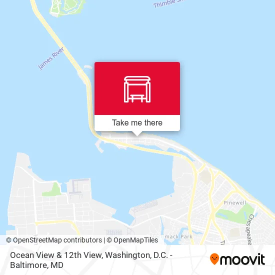 Ocean View & 12th View map