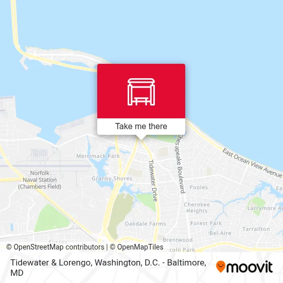 Tidewater & Lorengo map