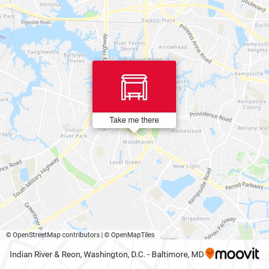 Indian River & Reon map