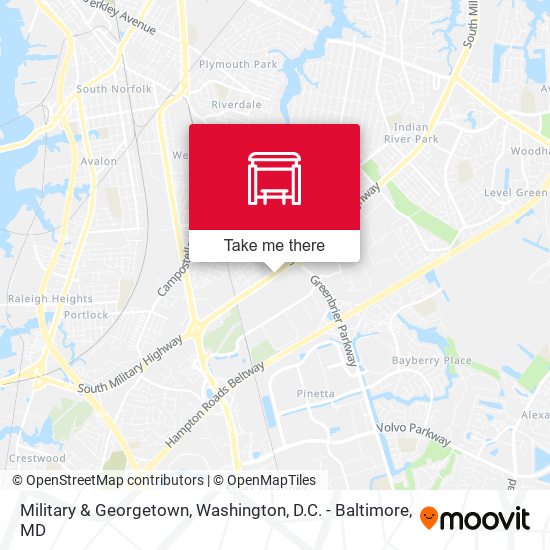 Mapa de Military & Georgetown