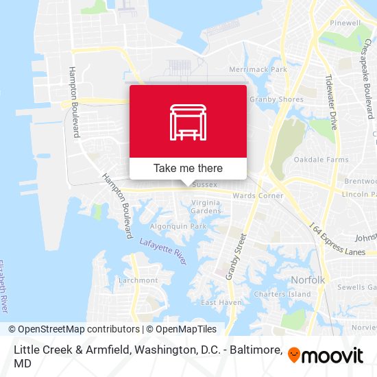 Mapa de Little Creek & Armfield