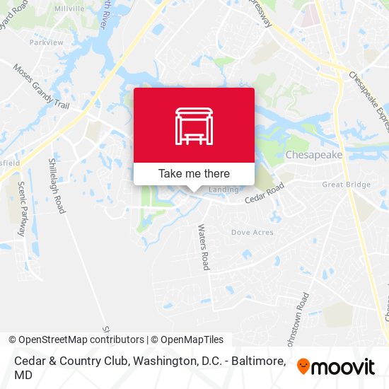 Mapa de Cedar & Country Club