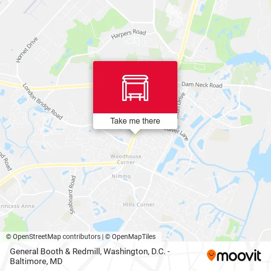 General Booth & Redmill map