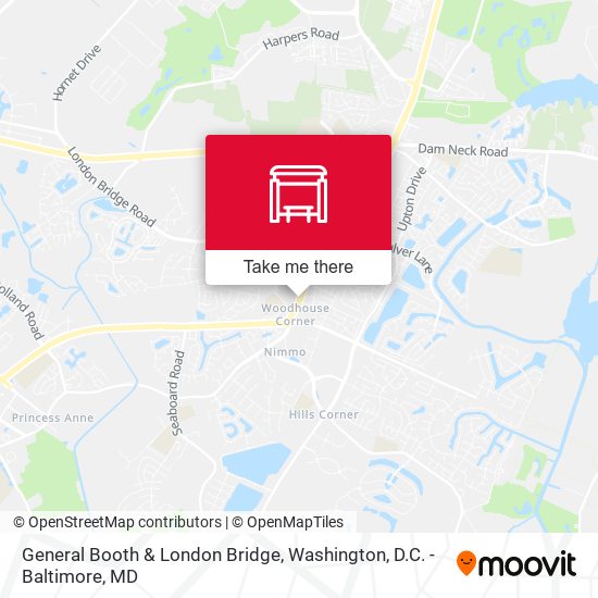 General Booth & London Bridge map