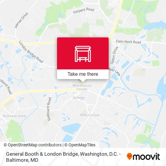 General Booth & London Bridge map