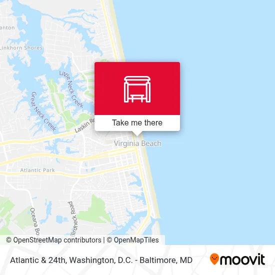 Atlantic & 24th map