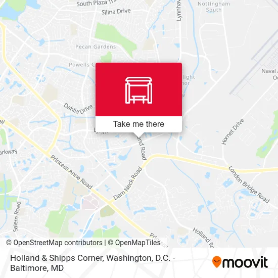 Holland & Shipps Corner map