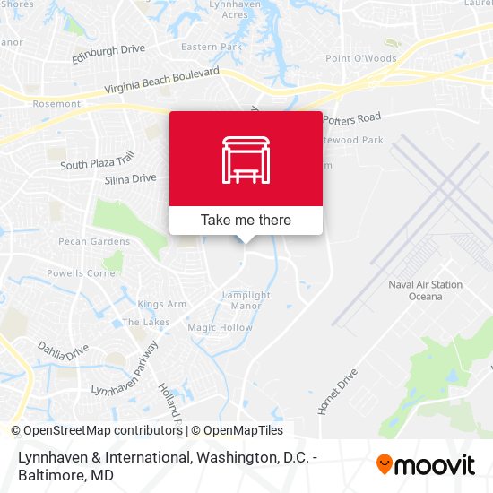 Lynnhaven & International map