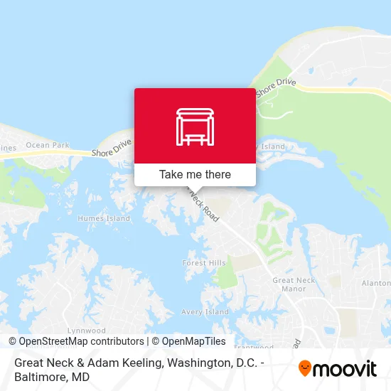 Great Neck & Adam Keeling map